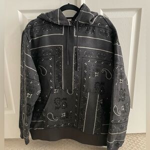 NWT Zara Bandana Print Sweatshirt